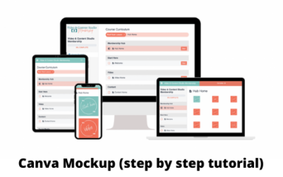 Create a gorgeous Canva Mockup with this step-by-step tutorial